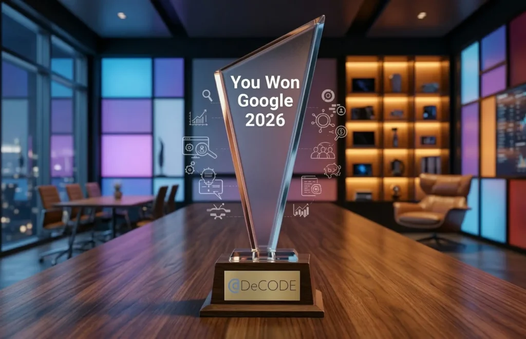You Won Google 2026 Trophy