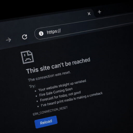 Website Offline Warning page