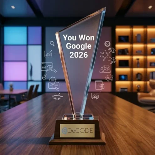 You Won Google 2026 Trophy